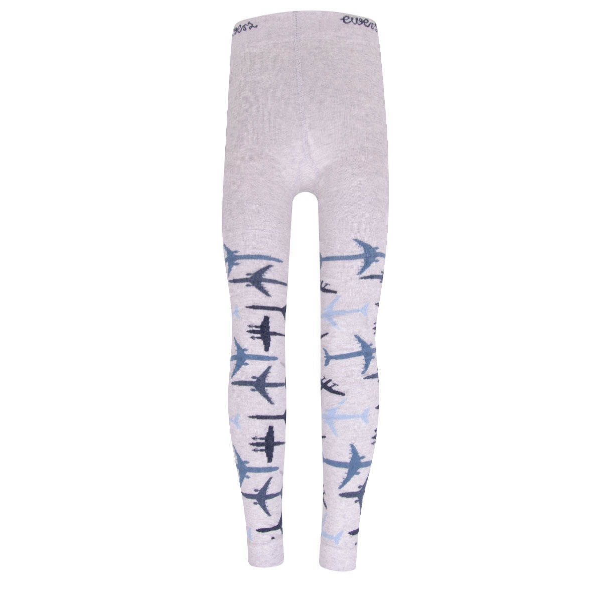 Ewers Leggings Flugzeuge Silber, 134-146