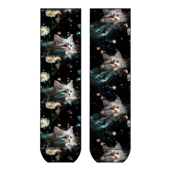 Cool 7 Lady Print Dream Cats, 36-40