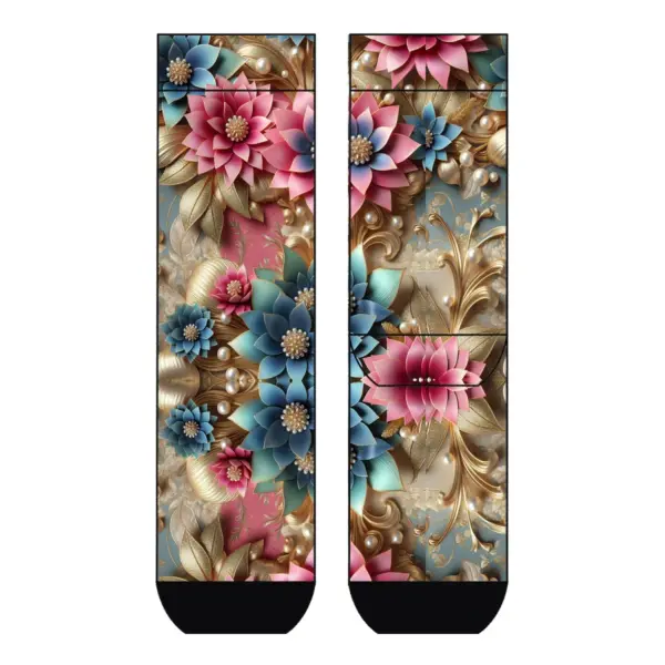 Cool 7 3D Print Flowers With Pearls, 36-40