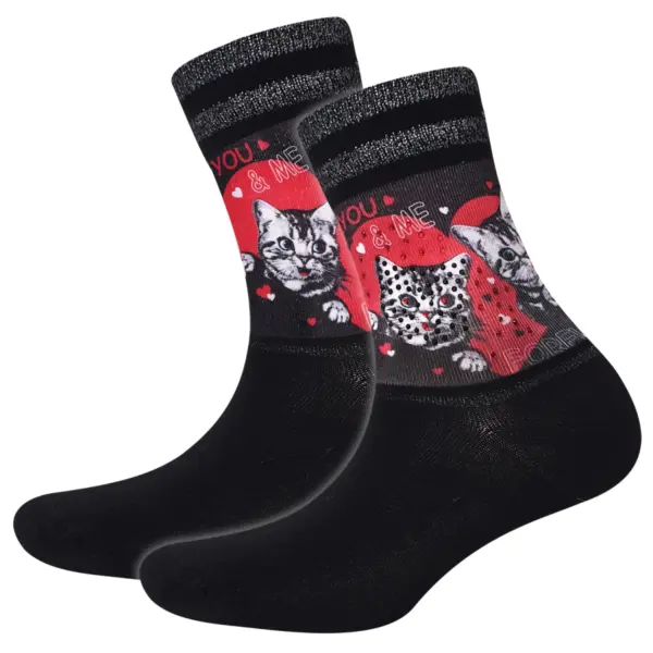 Cool 7 Modal Strass Cute Kittens, 36-41