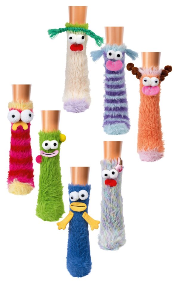 Socks 4 Fun Monster Socken W-Weiß, OS