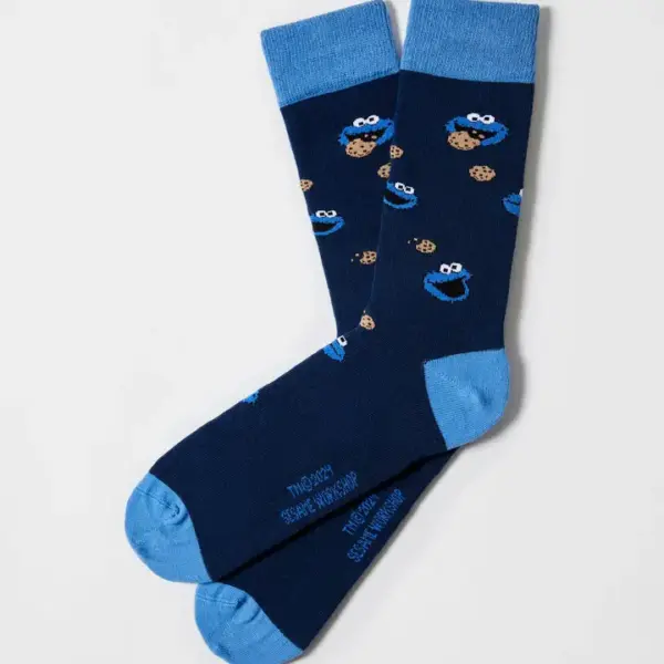 Besocks Cookie Monster Blau, 36-40