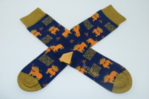 Doris & Dude Highland Cow Navy, 46-50