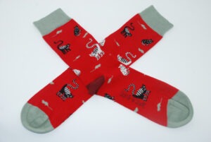 Doris & Dude Viskose Cat Red, 36-40