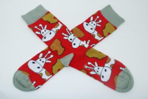 Doris & Dude Viskose Giraffe Red, 36-40