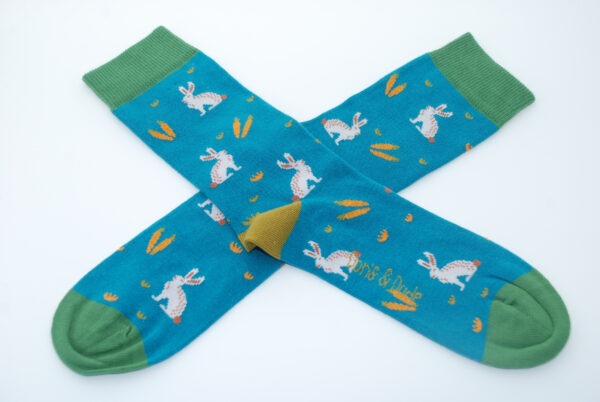 Doris & Dude Viskose Teal Rabbit, 36-40