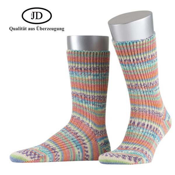 JD Druckgarn Wollsocken Wirbelwind, 45-47