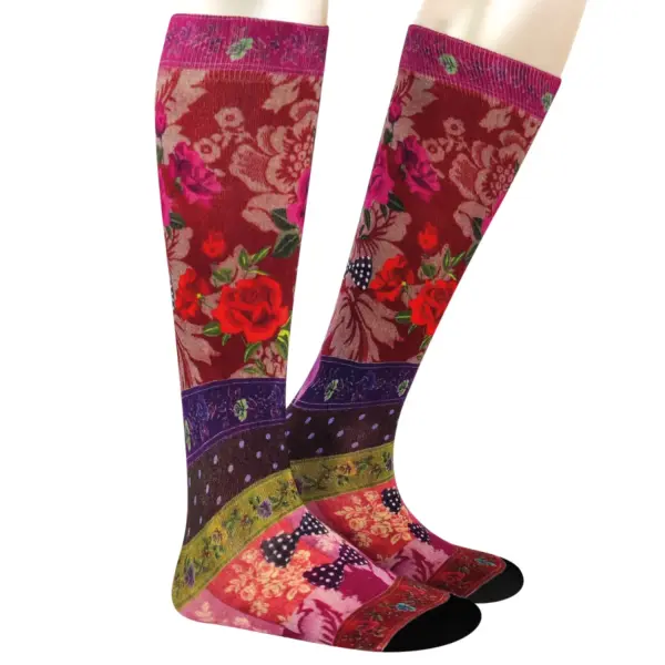 Cool 7 Kniestrümpfe Autumn Roses, 36-41