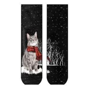 Cool 7 Print Cat watch the Snow, 36-40