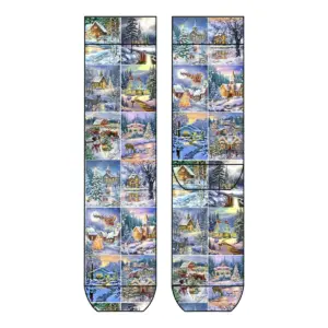 Cool 7 Print Christmas Landscapes, 36-40