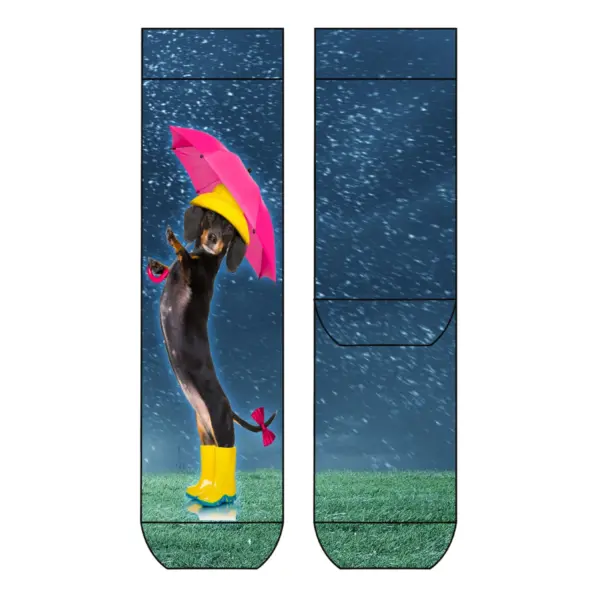Cool 7 Print Dog with Umbrella, 36-41