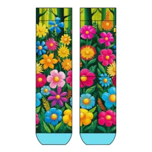 Cool 7 Viskose Meadow of Flowers, 36-41