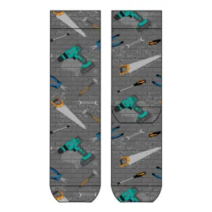 Cool 7 Print Socks Tools, 41-46