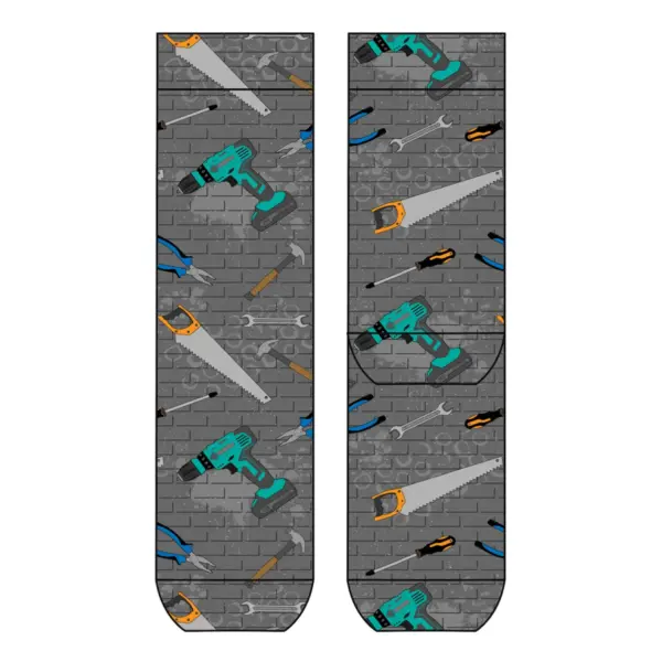 Cool 7 Print Socks Tools, 41-46