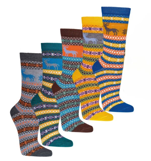 Hygge Socken mit Wolle Gelb, 35-38