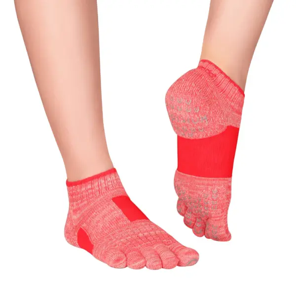 Knitido Yoga Arch Support meliert Rot, 35-38