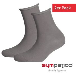 2 P. Sympatico Rollrand M-Grau, 35-38