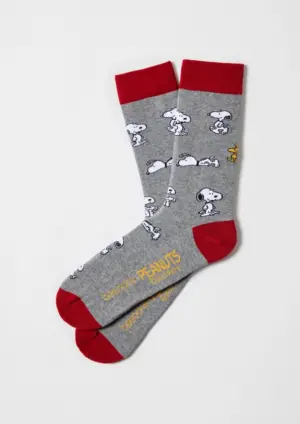 Besocks Peanuts Snoopy Grau, 36-40