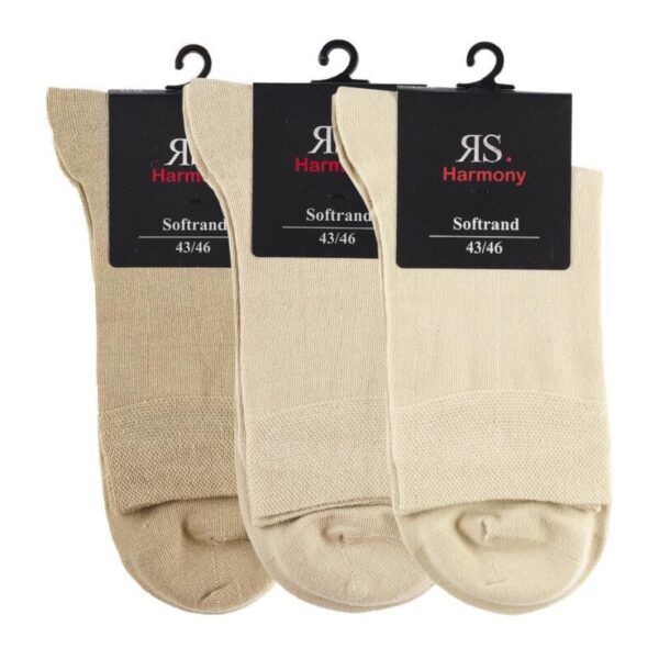 RS Kurzschaft Baumwolle Hellbeige, 43-46