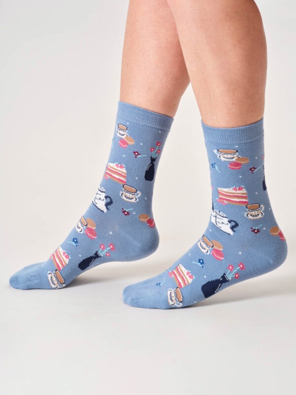 Thought Viskose Tea and Cake Blue, 36-40