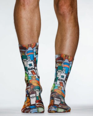 Wigglesteps Men Socken Hard Drinks, 41-46