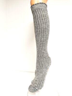 Norweger Wollkniestrümpfe Grau, 39-42