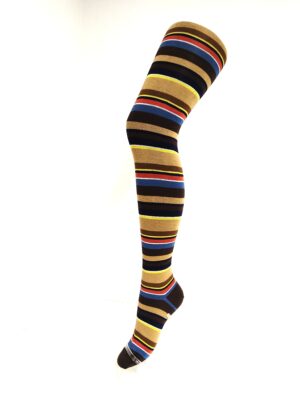 Bonnie Doon Tights Stripes Brown, 36-40