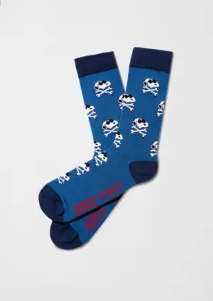 Besocks Snoopy Skull Blue Azul, 36-40