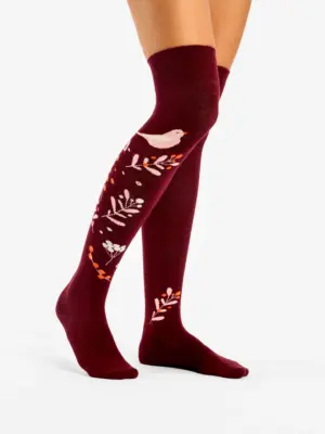 Dedoles Overknees Birds Berries, S/M