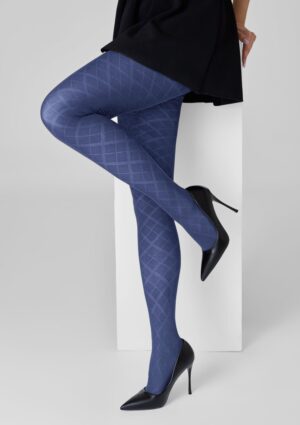 Marilyn Grace F02 Tights Dark Blue, 38-42