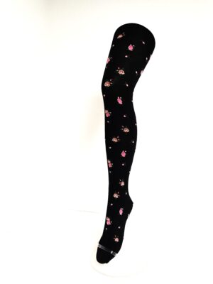 Crönert Tights Röschen Schwarz, 44-46