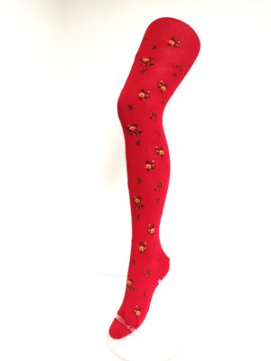Crönert Tights Röschen Rot, 42-44