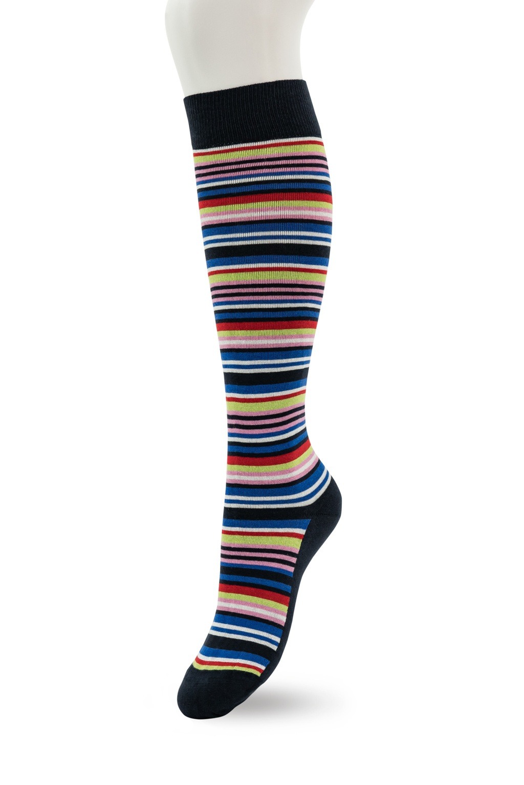 Bonnie Doon Funky Stripes Blue Quartz, 36