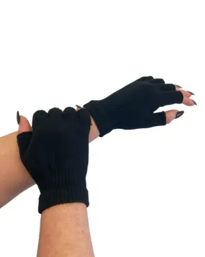 Pamela Mann Knitted Fingerless Gloves