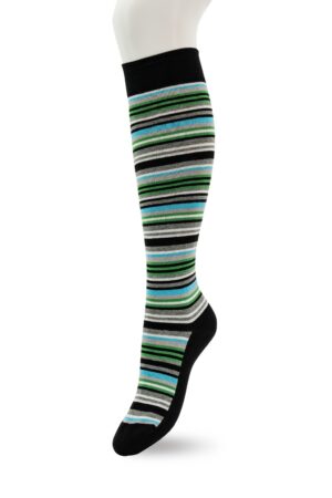 Bonnie Doon Funky Stripes Black, 36-42