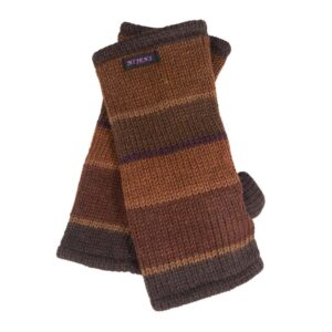 Wollhandstulpen Hilana Braun, OS