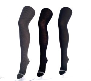 Crönert Tights Rippe-Wolle Anthrazit, 42-44