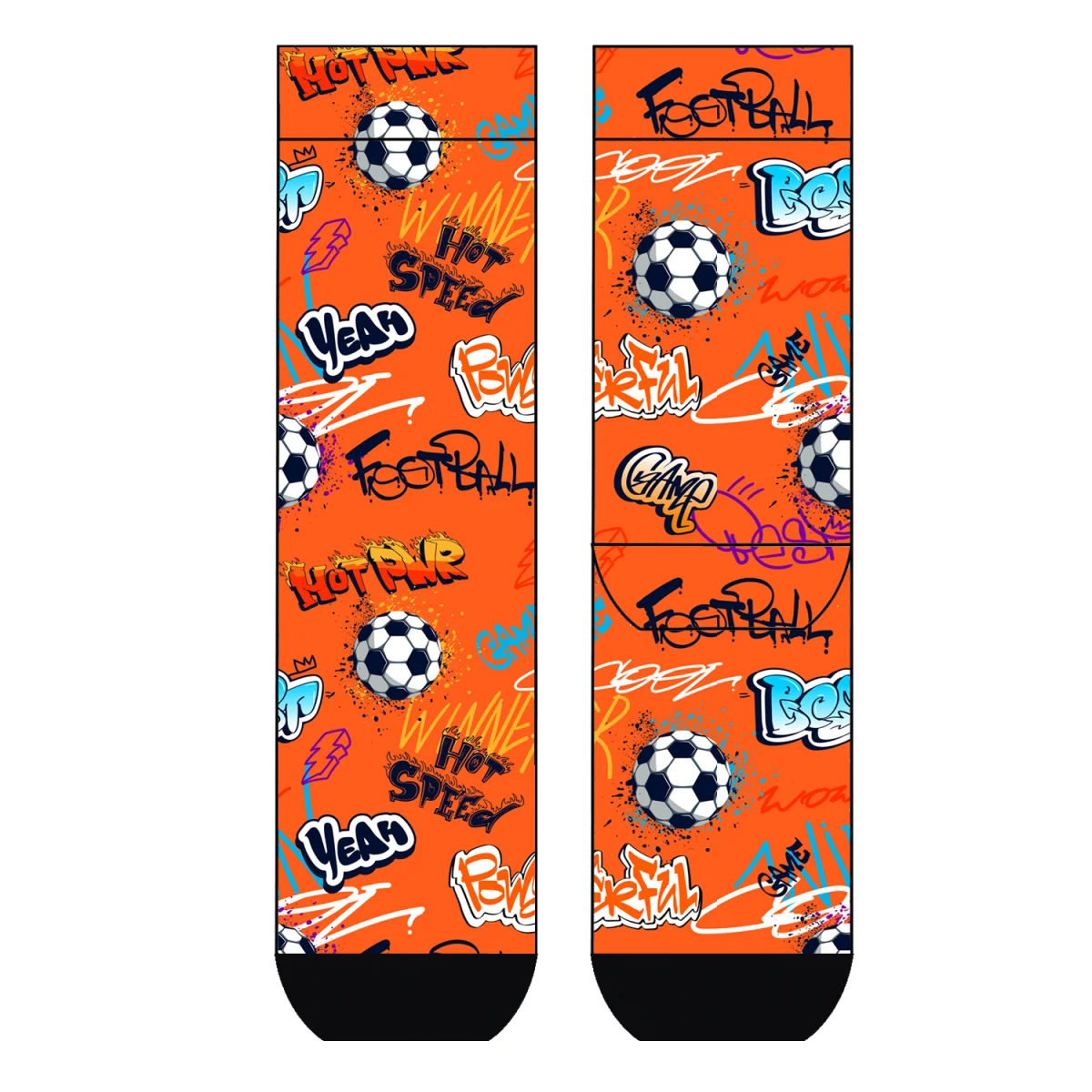 Cool 7 Viskose Print Football Graffiti, 41-46