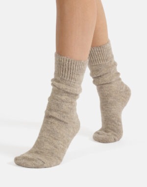 Cette Bonete Alpaka Socken Sand, OS