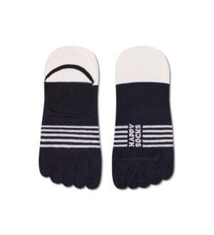 Happy Socks Liner Five Toes Schwarz, 41-46