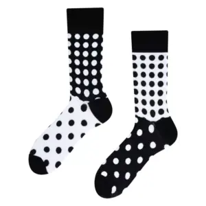 Todo Socken Grochy Black and White, 43-46