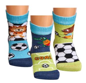 Socks 4 Fun Baby Fußball Tiere-L, OS