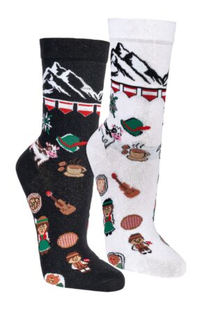 Socks 4 Fun Österreich Schwarz, 36-41