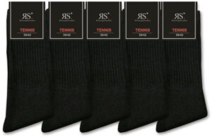 RS Tennisstrumpf Sport Schwarz, 39-42
