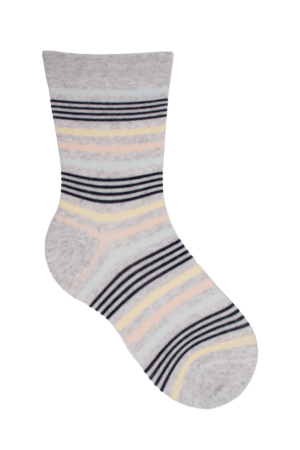Socken weiter Bund Stripes Gelb, 35-38