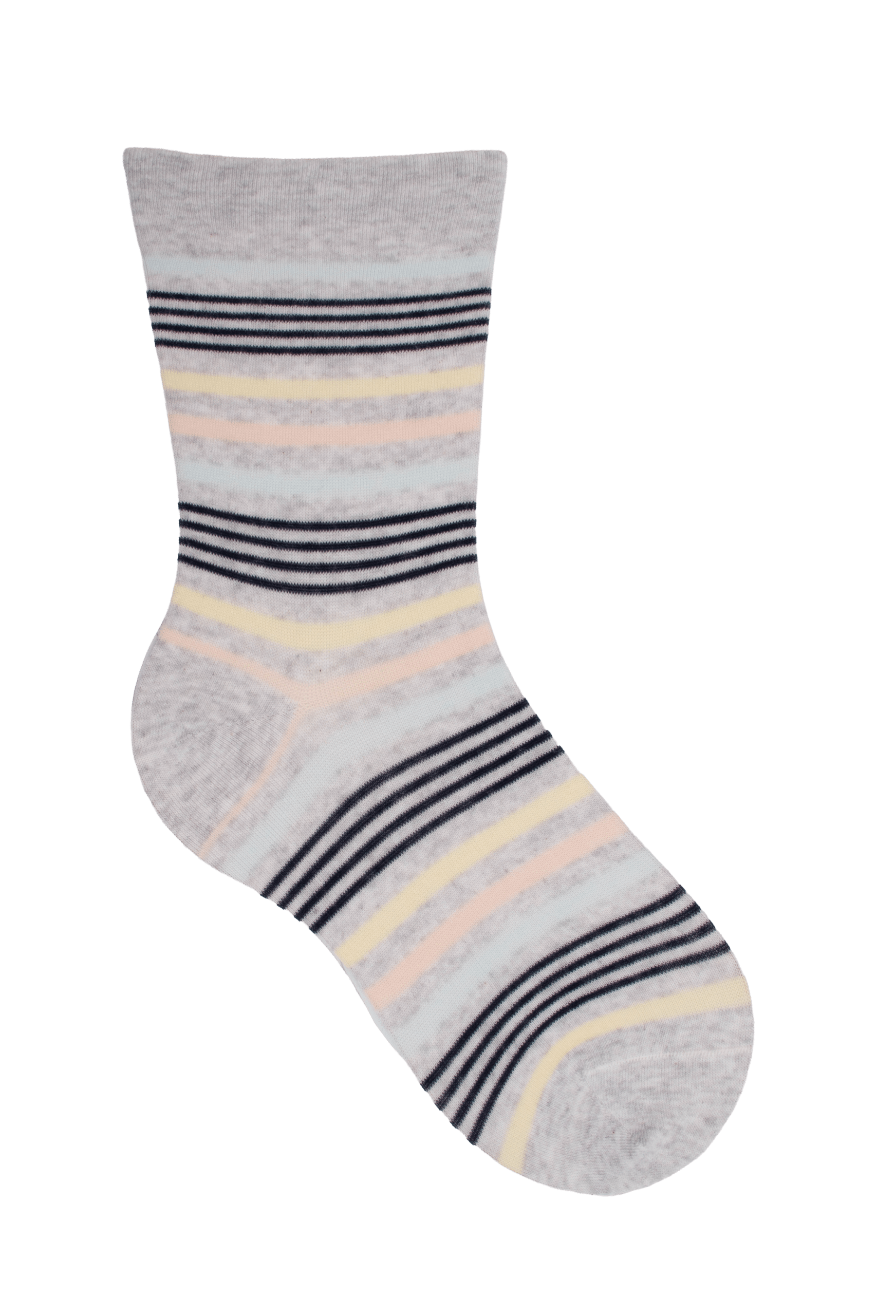 Socken weiter Bund Stripes Gelb, 39-42