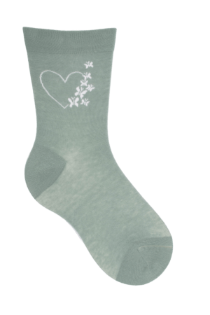 Socken weiter Bund Herz Gr&uuml;n, 39-42