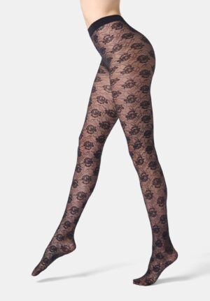 Oroblu Tights Lace Allure 30 Schwarz, 38-40