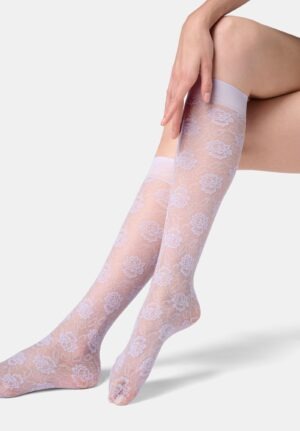 Oroblu Knie Lace Allure 30 Lilac, OS