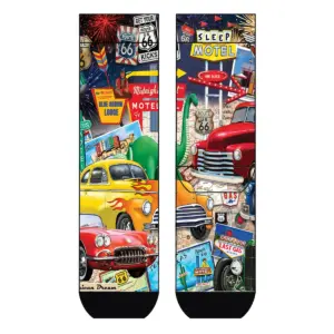 Cool 7 Viskose Socken Route 66, 41-46